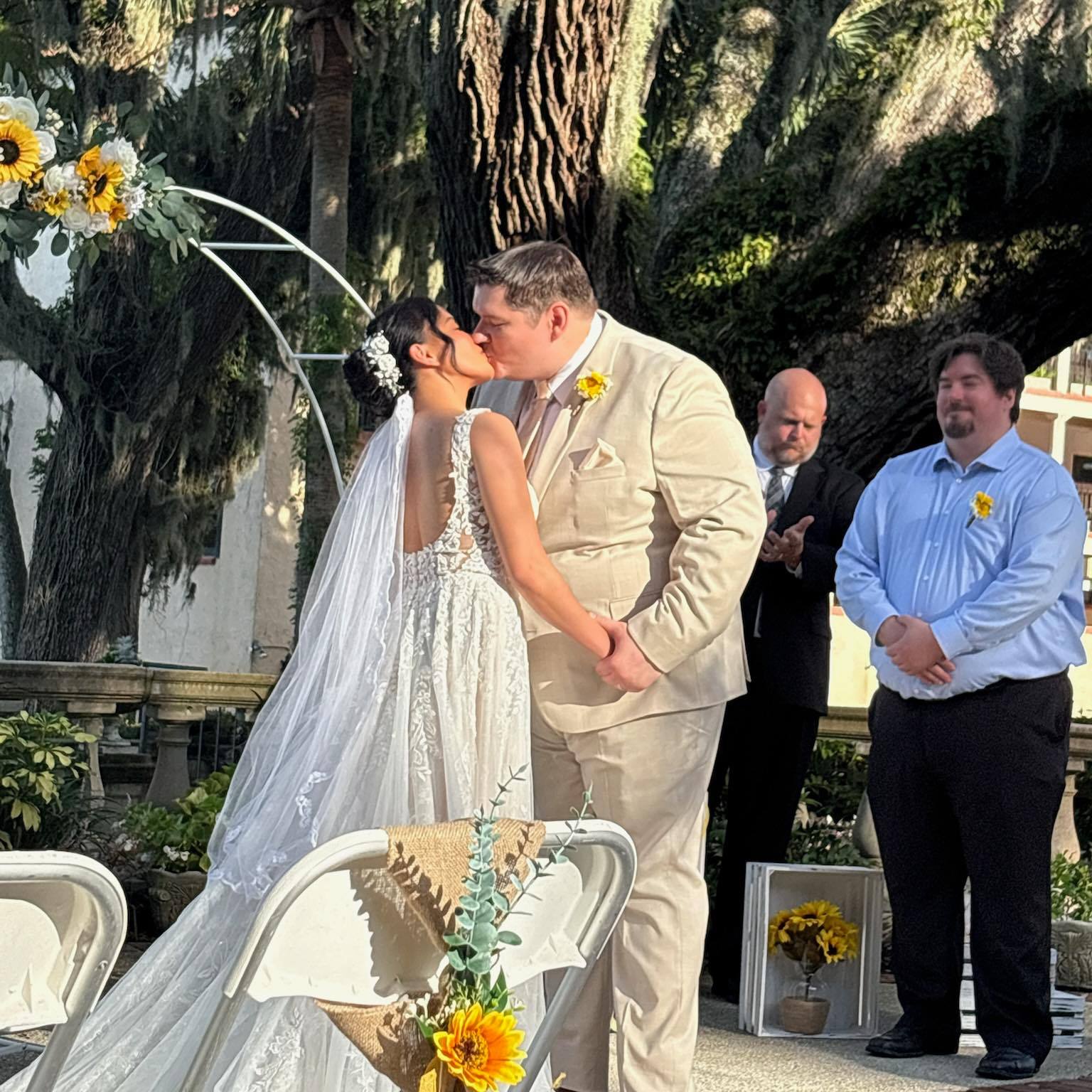 Robert Burgess with his wife